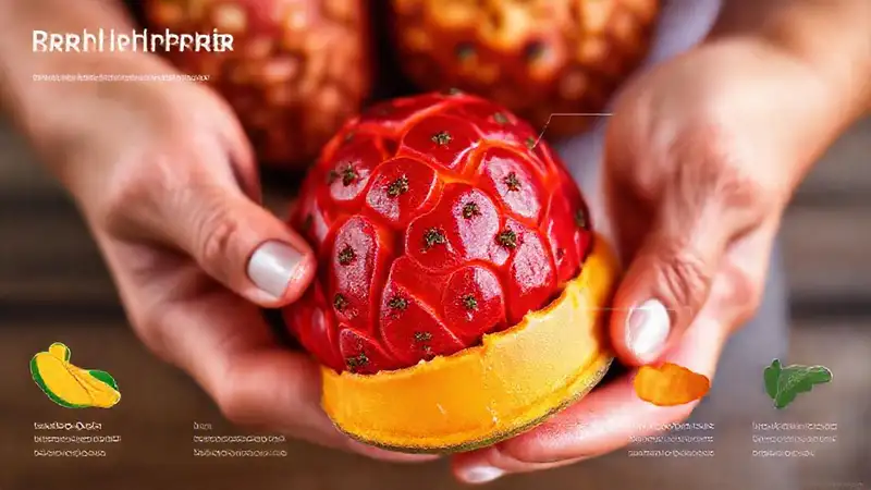 Helle Früchte schälen